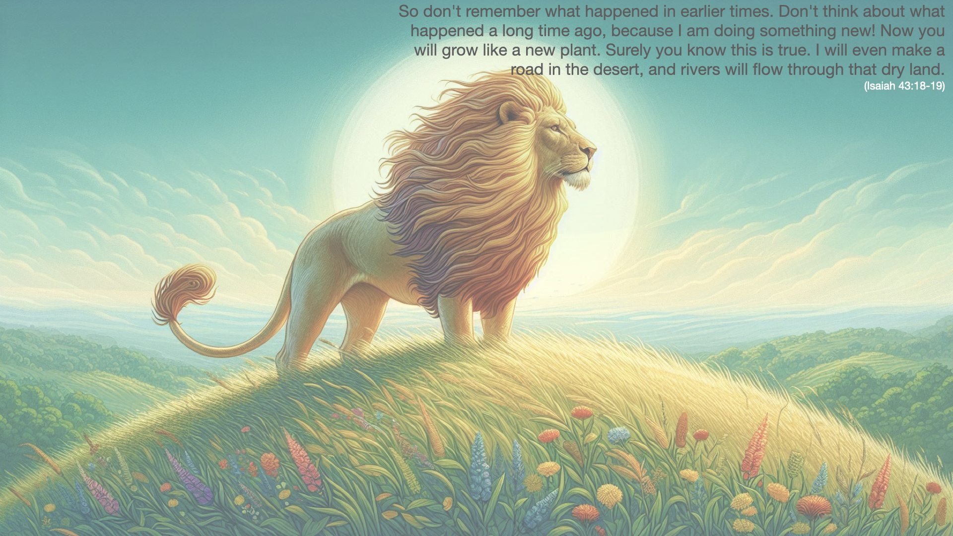 New Ways Faithful Lion