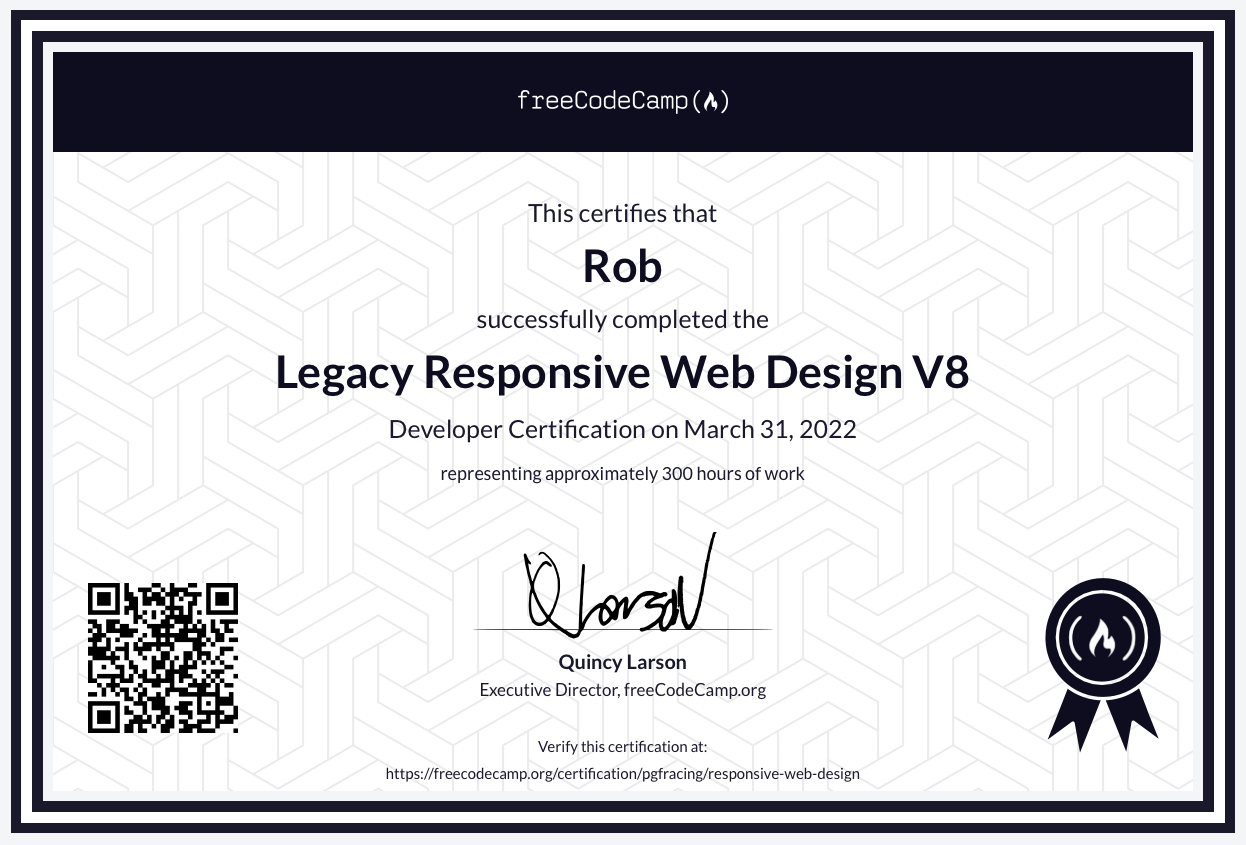 Certification